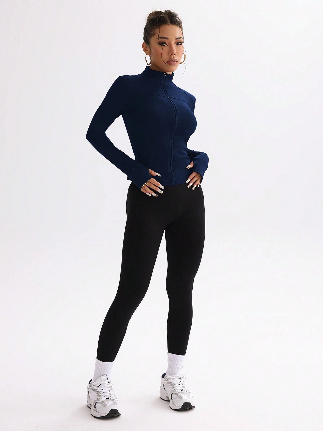 Atrex Slim Fit Elastic Zip Jacket