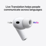 Airpods Pro 3 Wireless Earbuds, Active Noise Cancellation, Live Translation, Heart Rate Sensing, Hearing Aid Feature, Bluetooth Headphones, Spatial Audio, High-Fidelity Sound, USB-C Charging