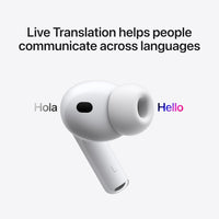 Airpods Pro 3 Wireless Earbuds, Active Noise Cancellation, Live Translation, Heart Rate Sensing, Hearing Aid Feature, Bluetooth Headphones, Spatial Audio, High-Fidelity Sound, USB-C Charging