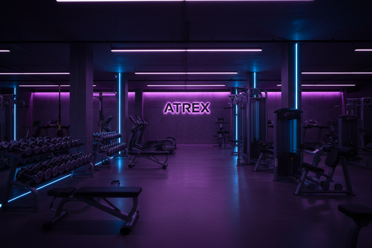 dark purple led lights with some blue lights